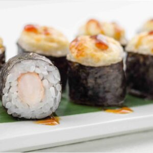 Классика с креветкой запечённая